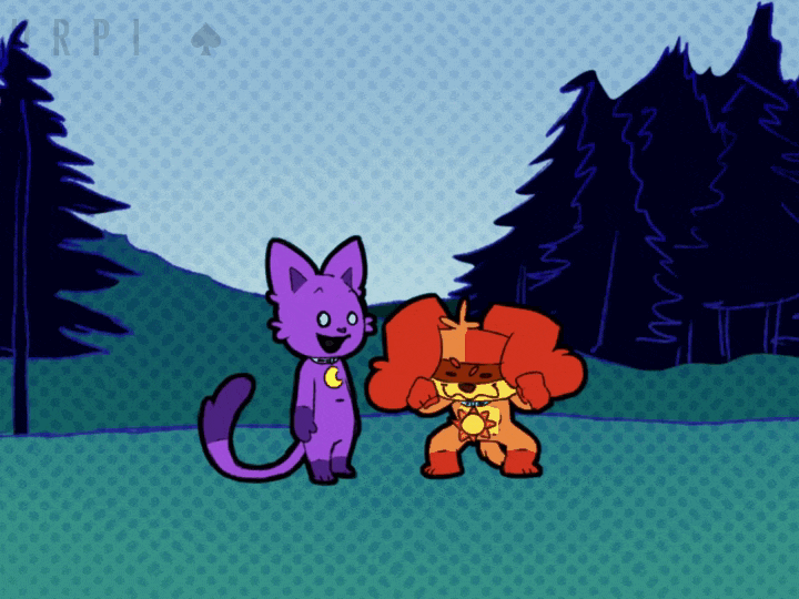 Animation Flat color + Detailed background